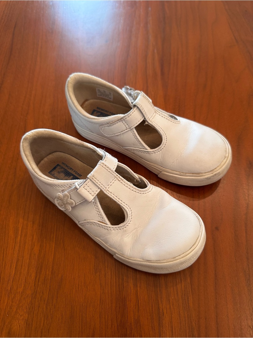 Keds Daphne Kids white leather Mary Jane Shoes size 11